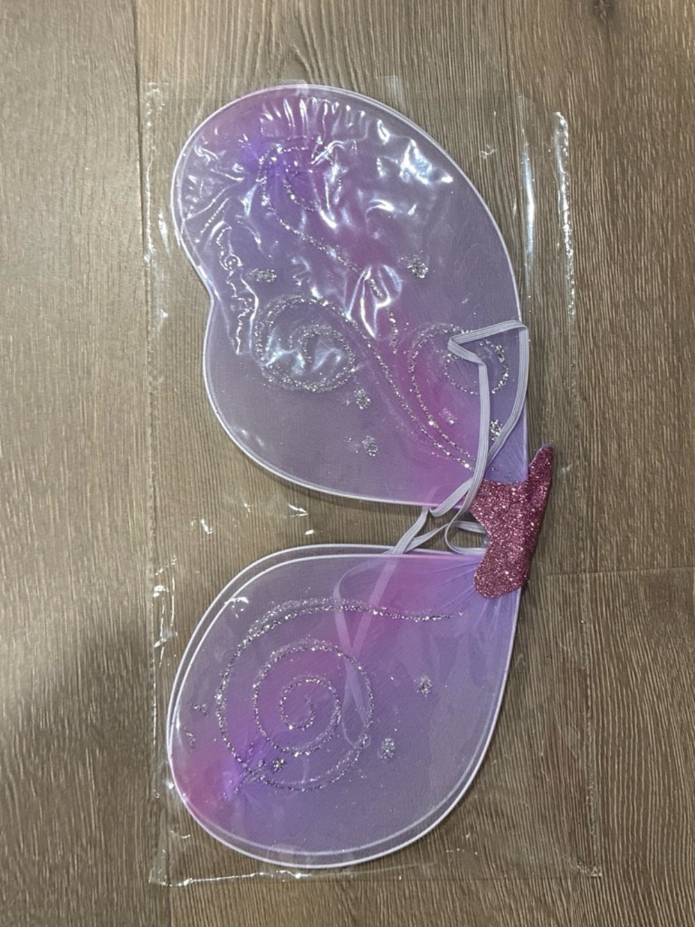 Purple Glitter Fairy Wings